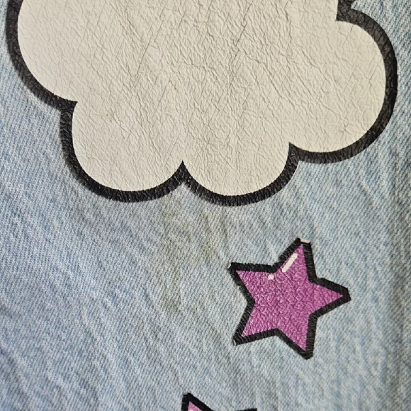 Sanrio Light Blue Jeans with Chococat and Purple Moon.. - Picture 6 of 16